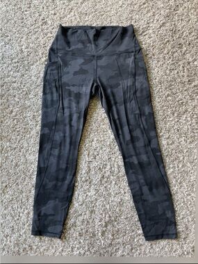 lululemon athletica Black Camo High-Rise Leggings